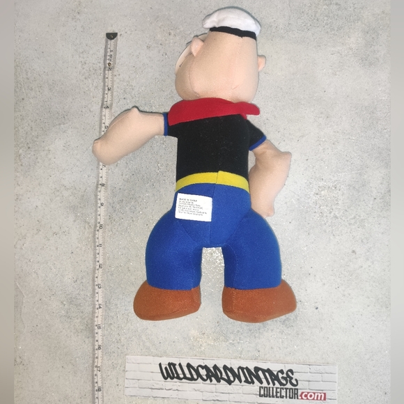 OG Tags still on Popeye Plush Toy doll Figurine - Picture 3 of 5
